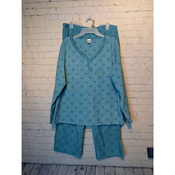 Adonna 2pc flannel pajama set xl * - Picture 1 of 5